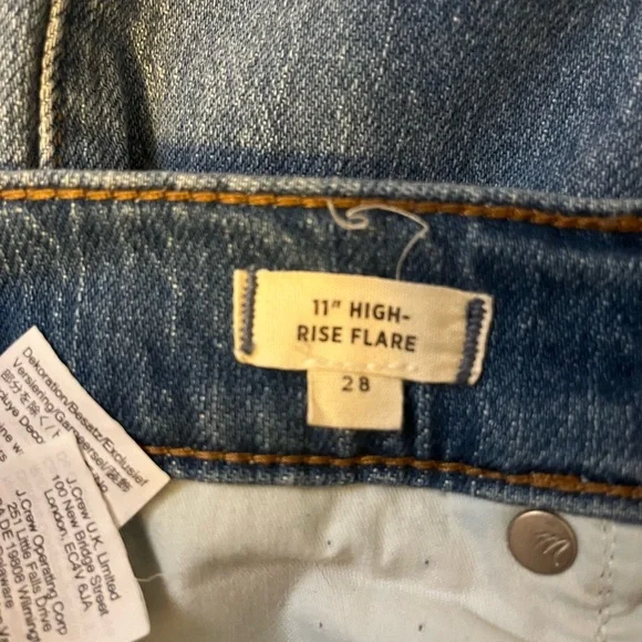 Madewell 11” high rise flare jeans - Picture 7 of 9